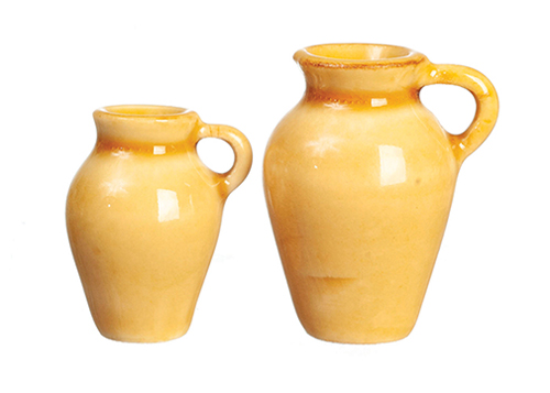 Light Colored Jars, Set, 2